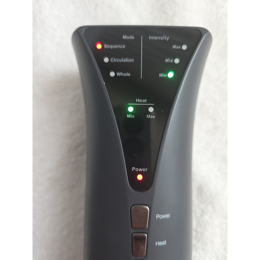 Fit King FT-057A Gray Black Air Compression Leg Massager - Controller With Cord